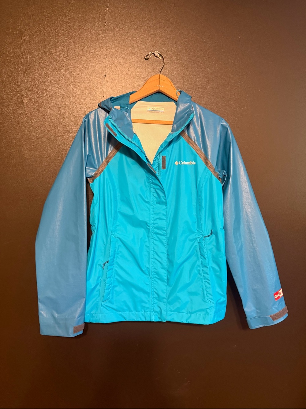 Columbia Reign No Shine Jacket in River Blue